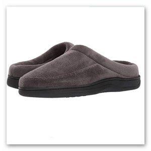 men's dearfoams microfiber clog slippers